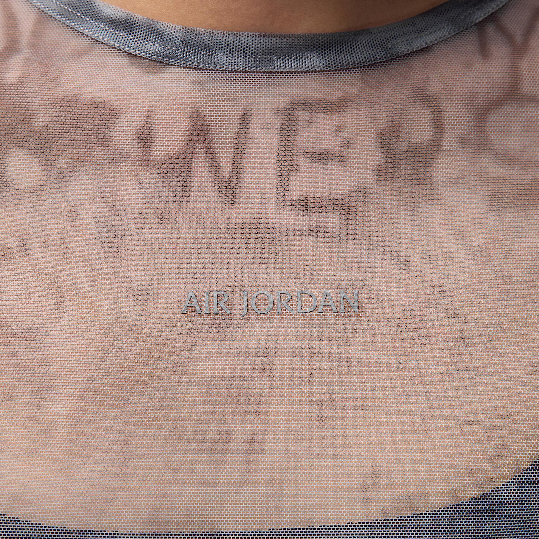 Womens Air Jordan Mesh Long-Sleeve Top | HQ9174-070 Product Image