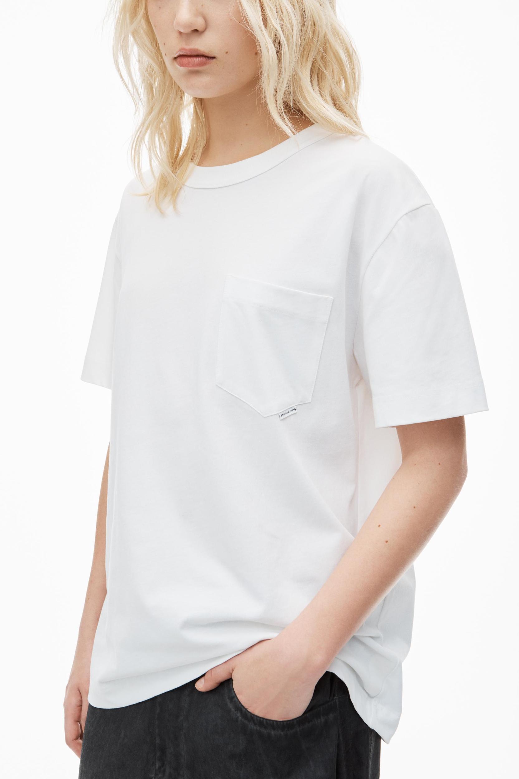 Unisex Pocket Tee In High Twist Jersey Product Image