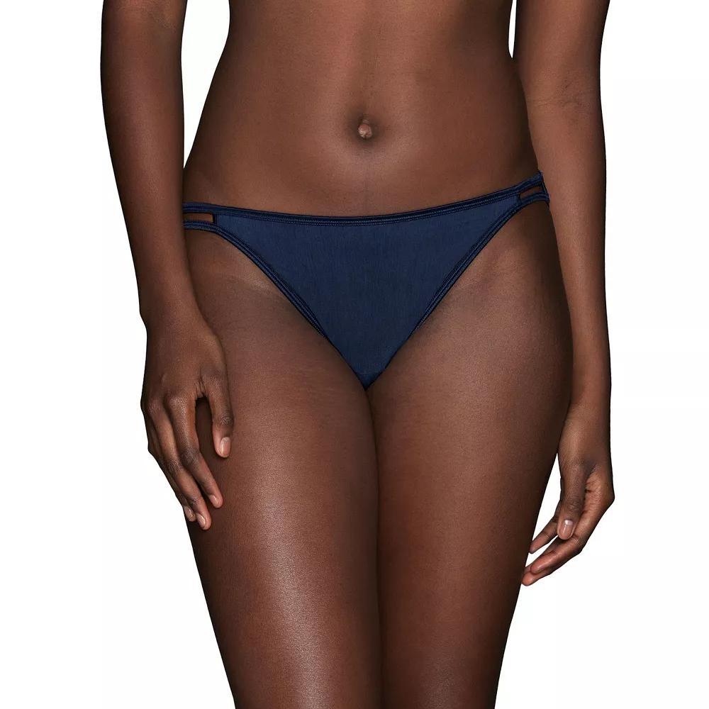 Women's Vanity Fair Lingerie® Illumination String Bikini Panty 18108, Size: 5, Steele Purple Product Image