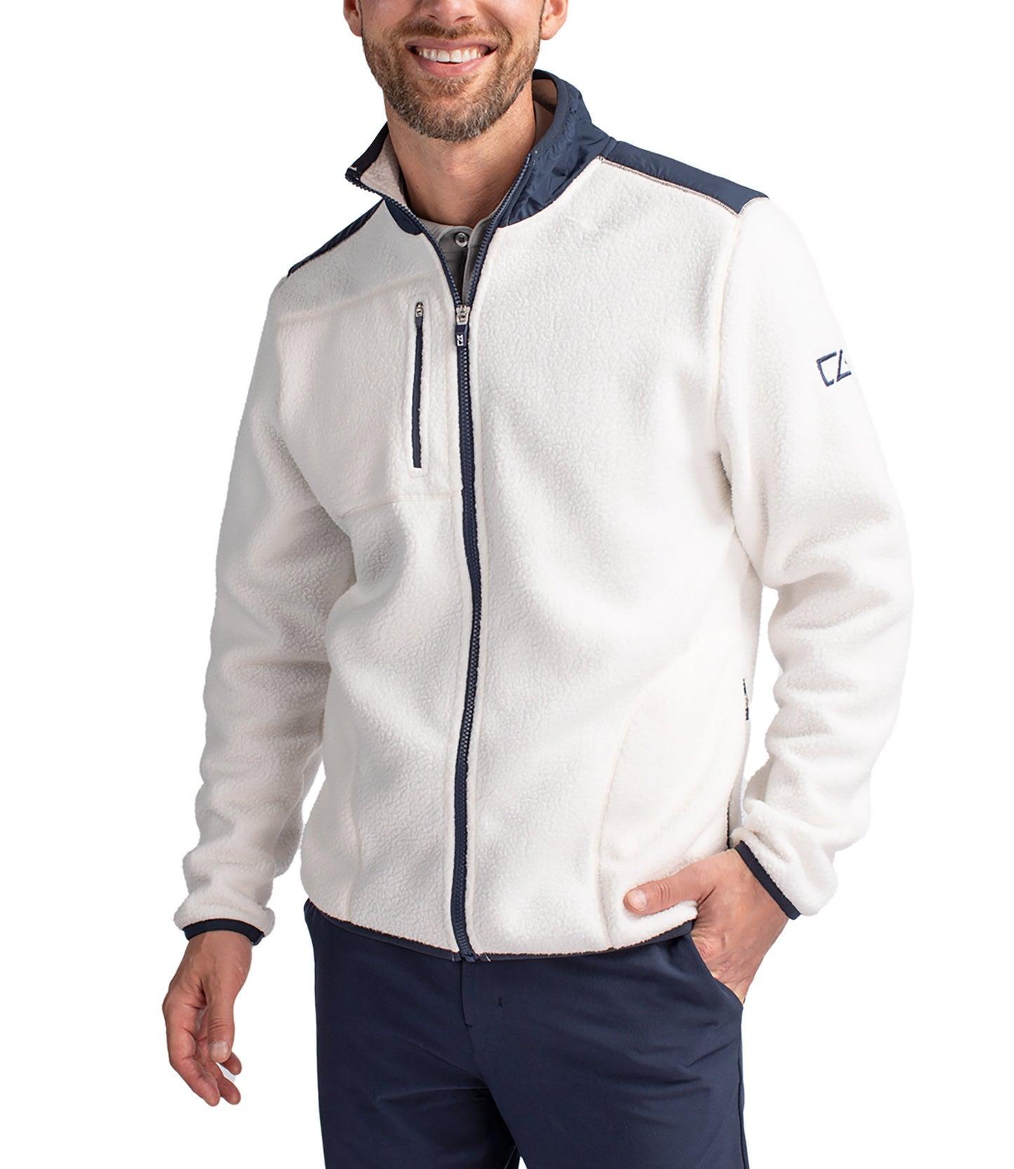 Cutter & Buck Cascade Eco Sherpa Mens Big & Tall Fleece Jacket Male Product Image