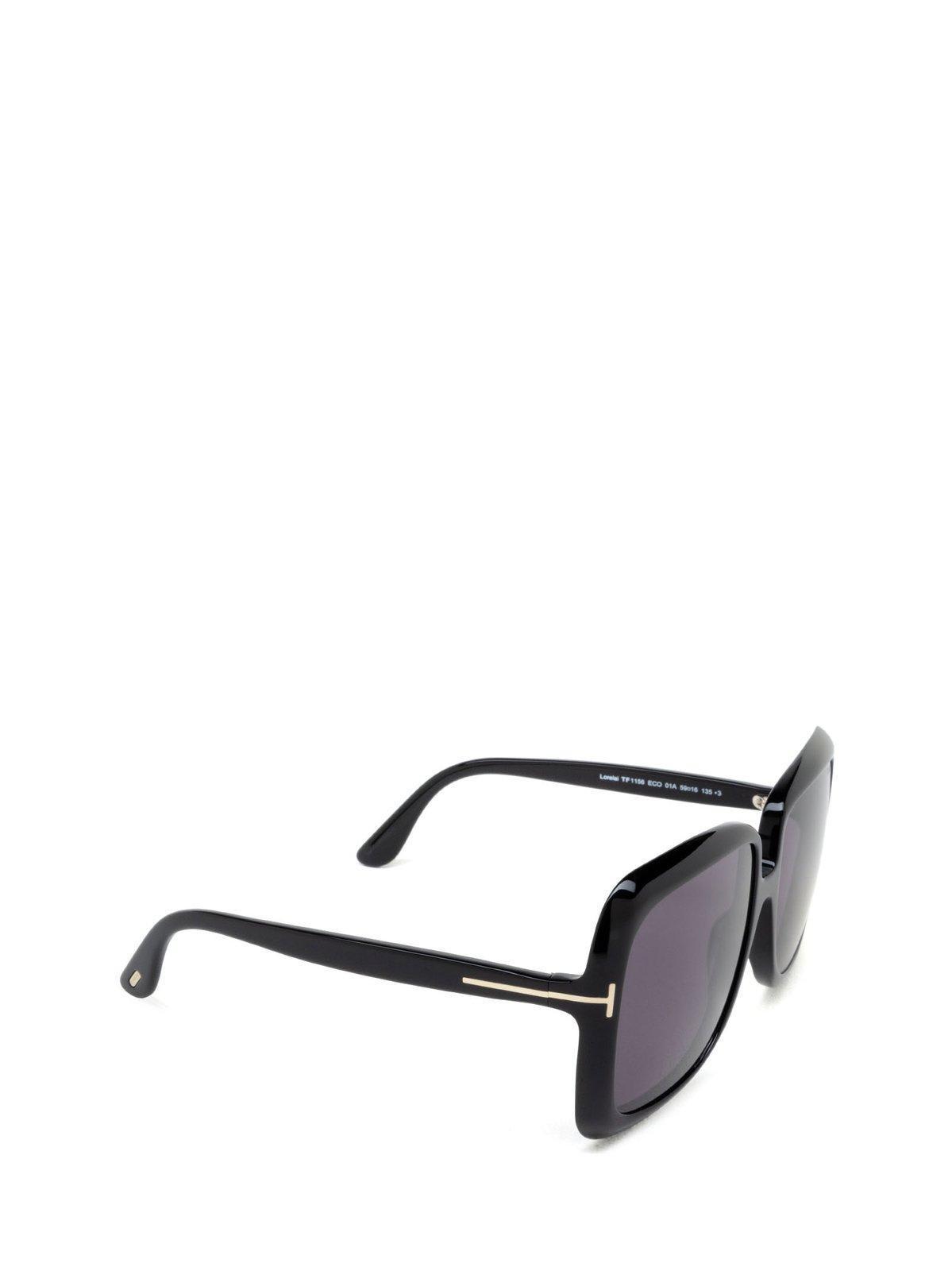 TOM FORD Square Frame Sunglasses In 01a Product Image