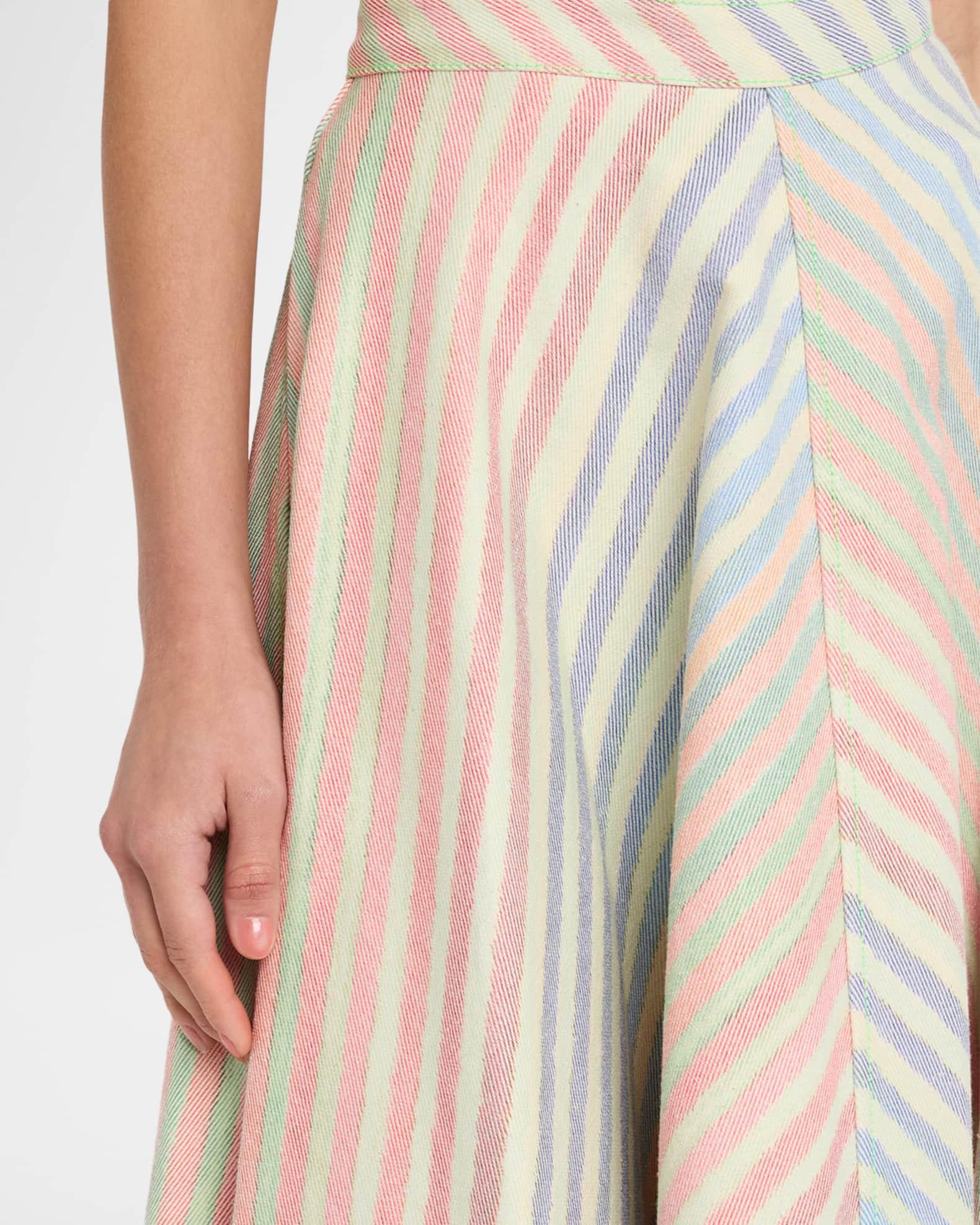 Crayon Stripe Circle Skirt  Product Image
