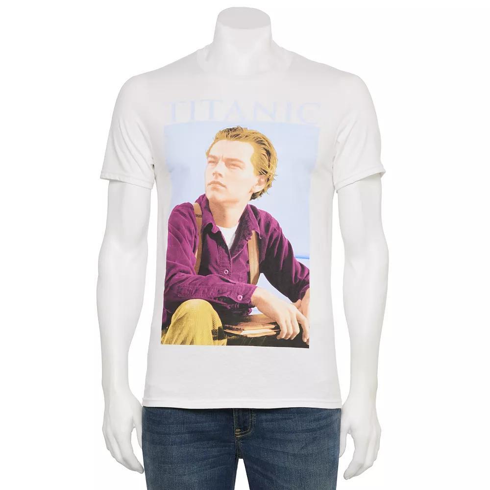 Men's Leo Square Titanic Graphic Tee, Size: Small, White Product Image