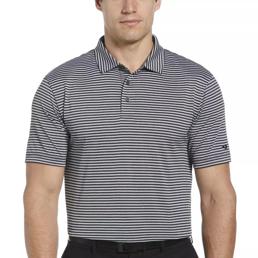 Men's Grand Slam UPF 30 Heather Feeder Stripe Golf Polo,  Product Image