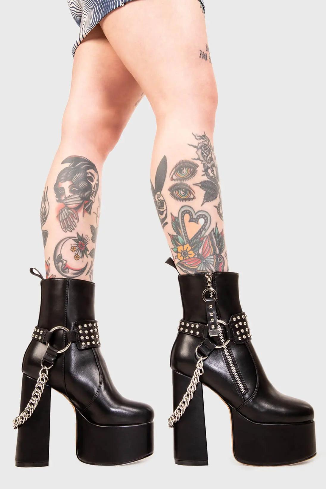 So What Platform Ankle Boots Product Image