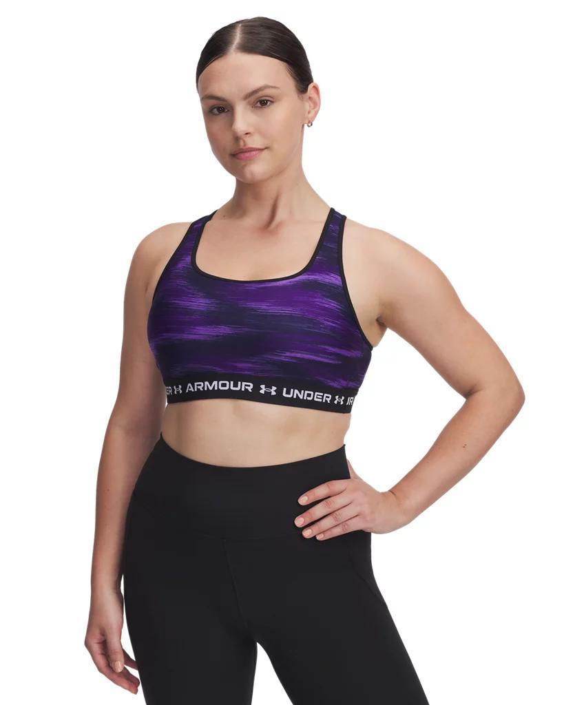 Women's Armour® Mid Crossback Printed Sports Bra Product Image