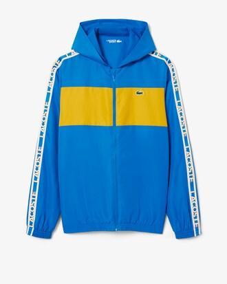 Colour-Block Logo Stripe Tennis Jacket Product Image