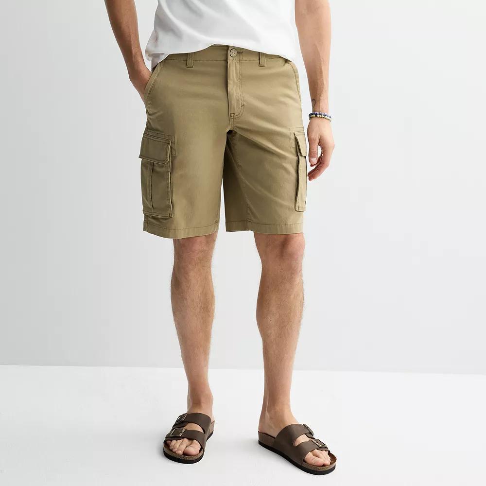 Men's Sonoma Goods For Life® 12-in. Flexwear Everyday Cargo Shorts, Size: 32 12 IN, Lead Gray Product Image