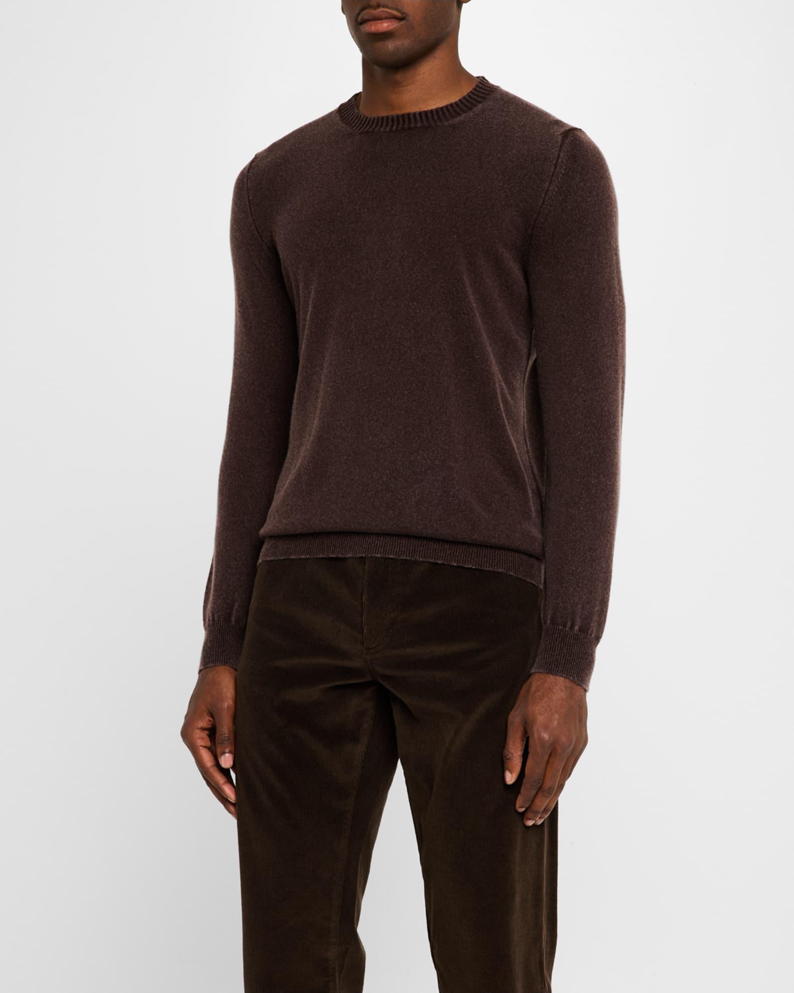 Men's Frosted Cashmere Crewneck Sweater Product Image
