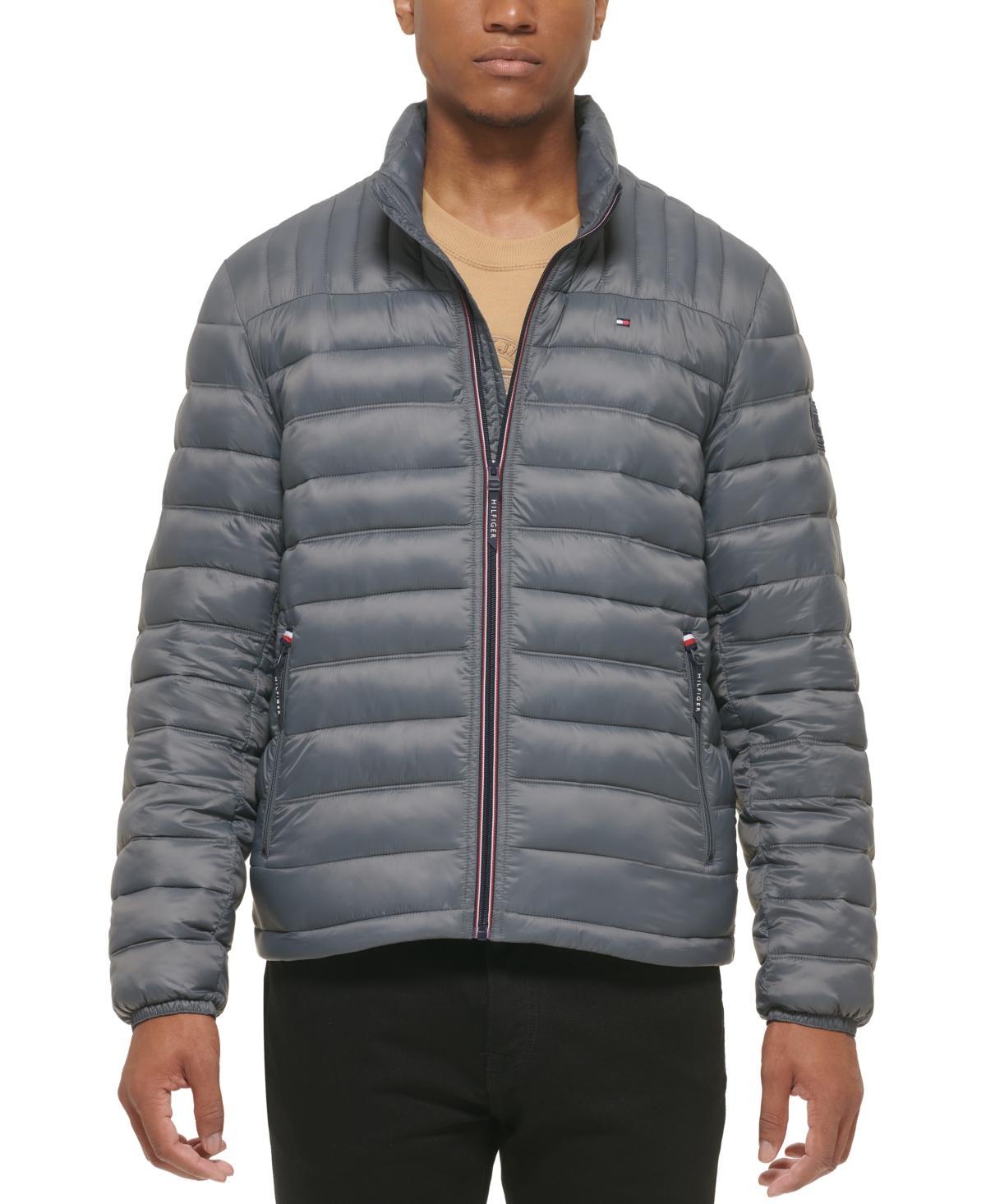 Men's Tommy Hilfiger Packable Puffer Jacket, Size: Small, Red Product Image