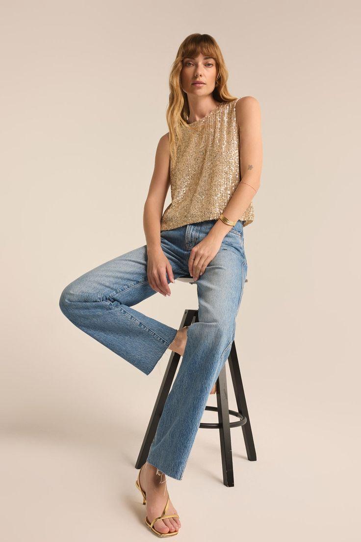 Sloane Sequin Tank Product Image