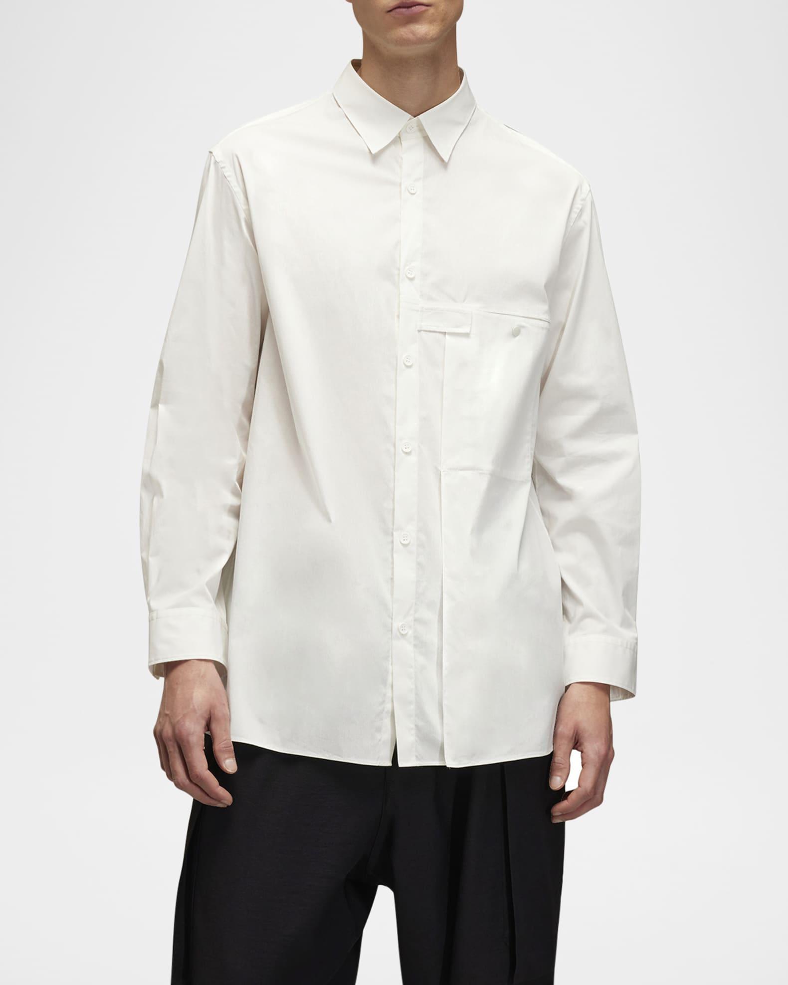 Men's Sport Shirt with Pleated Pocket Product Image