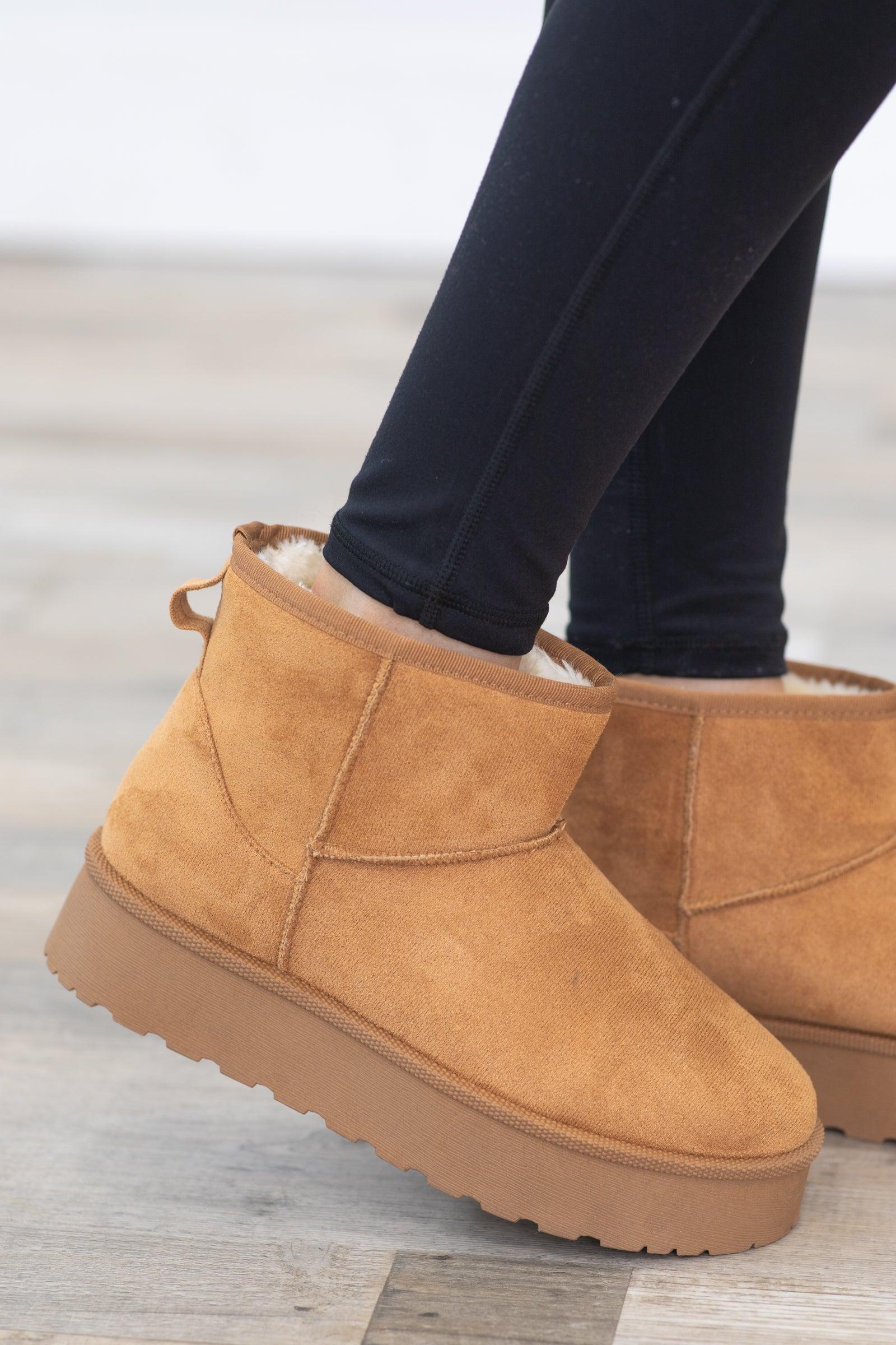 Mini Sherpa Booties Product Image