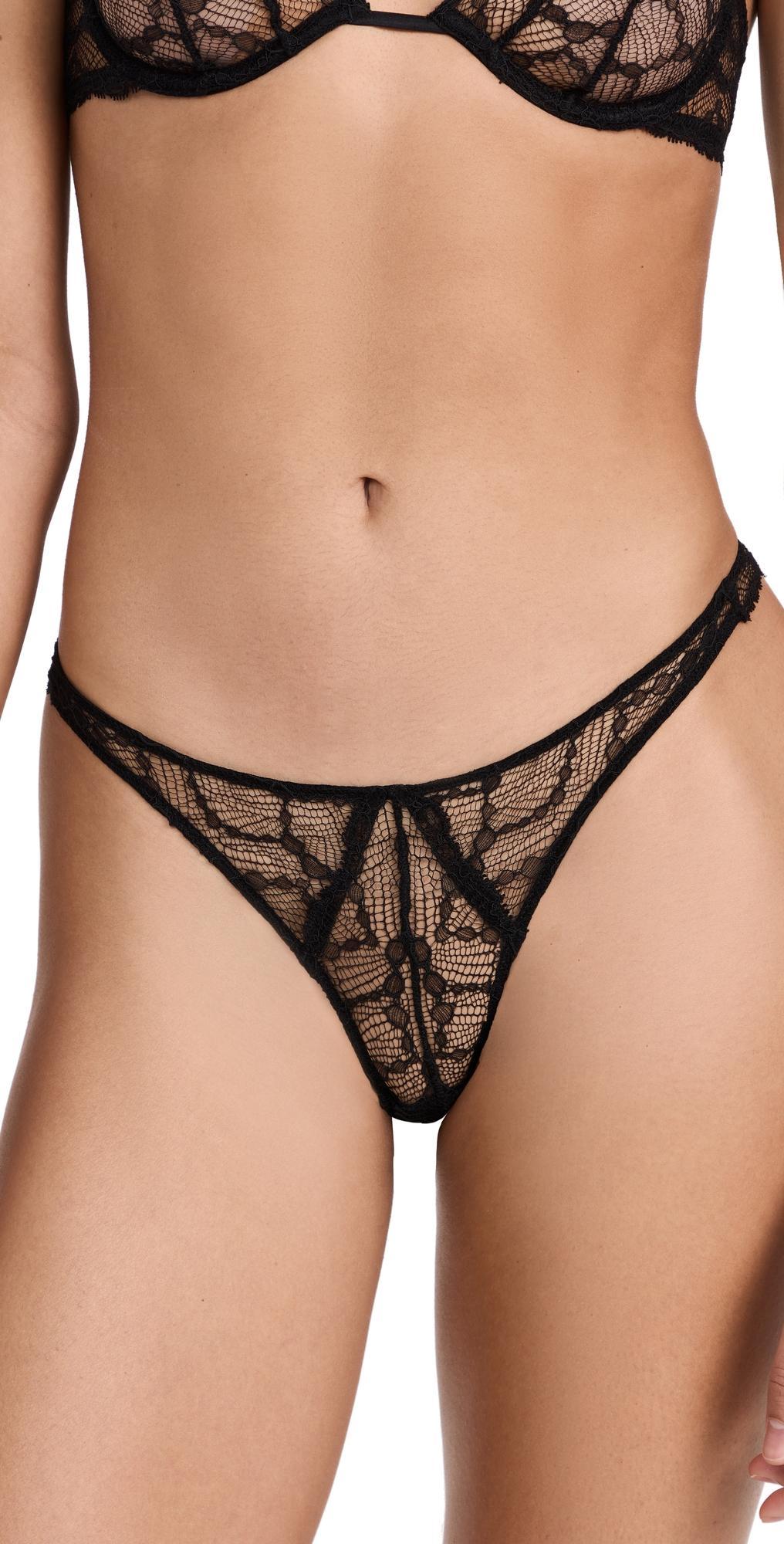 Kiki De Montparnasse Mon Cheri Thong Black S Product Image