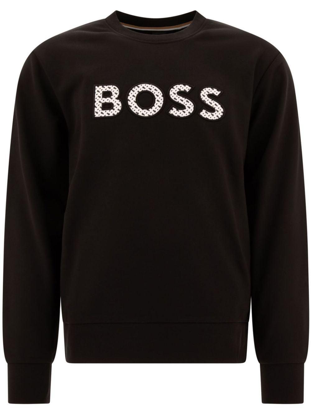 HUGO BOSS Soleri Sweatshirts In Black Product Image