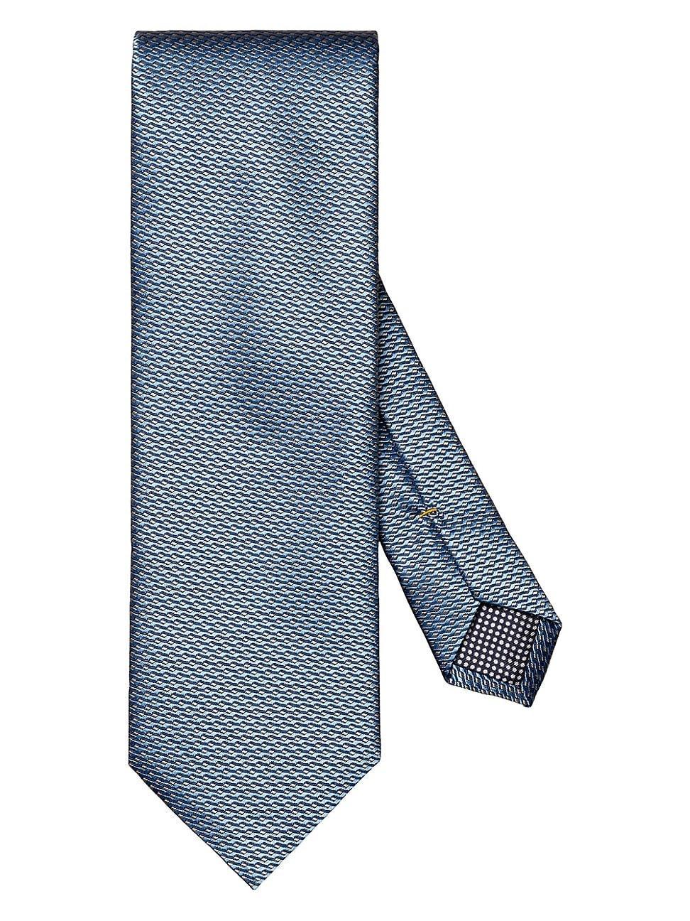 Men's Geometric Silk Tie Product Image