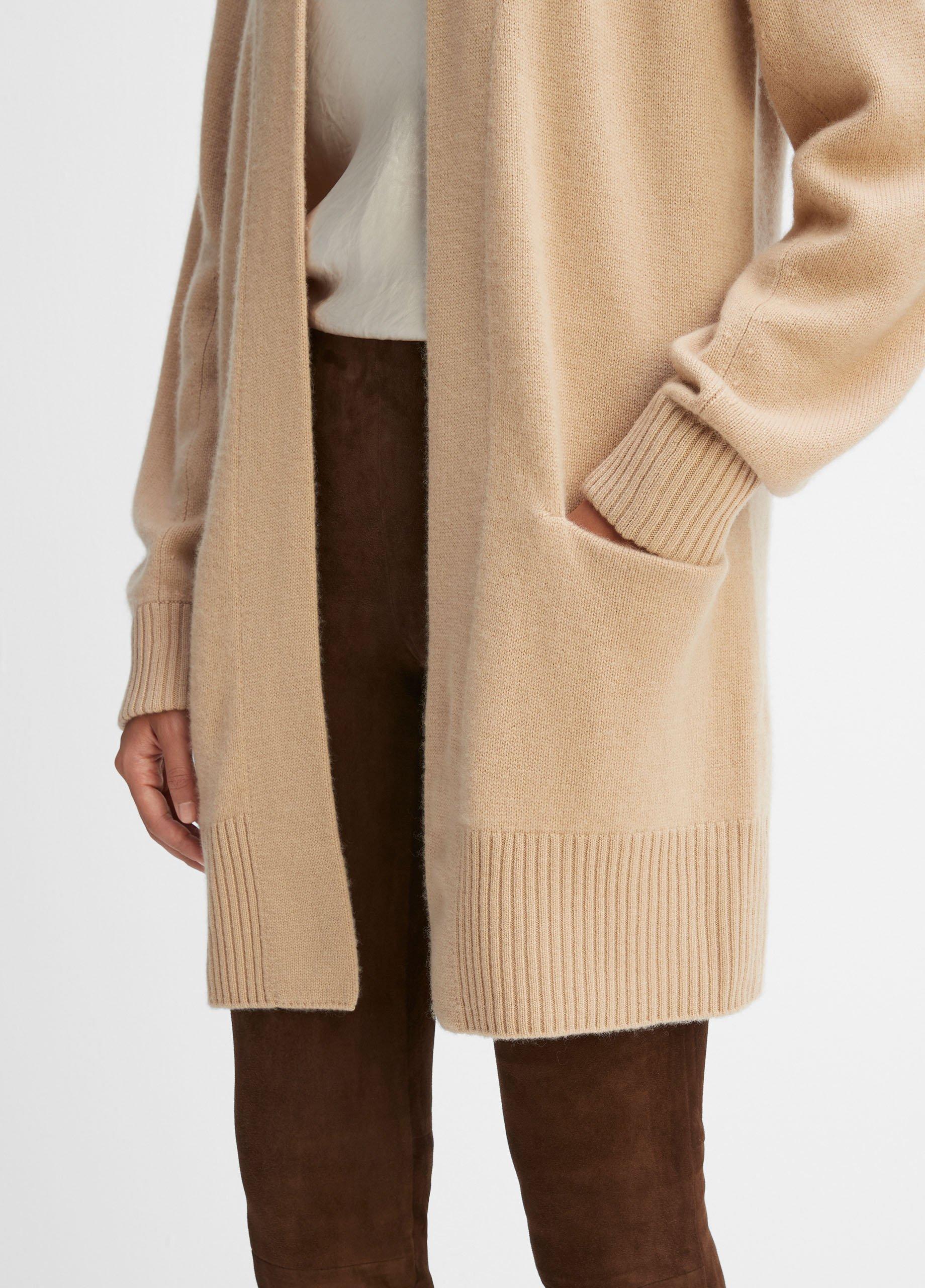 Cashmere Open-Front Cardigan Product Image