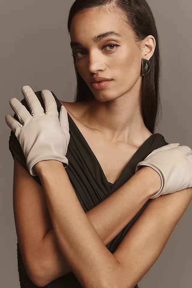 By Anthropologie Faux-Leather Short Gloves Product Image