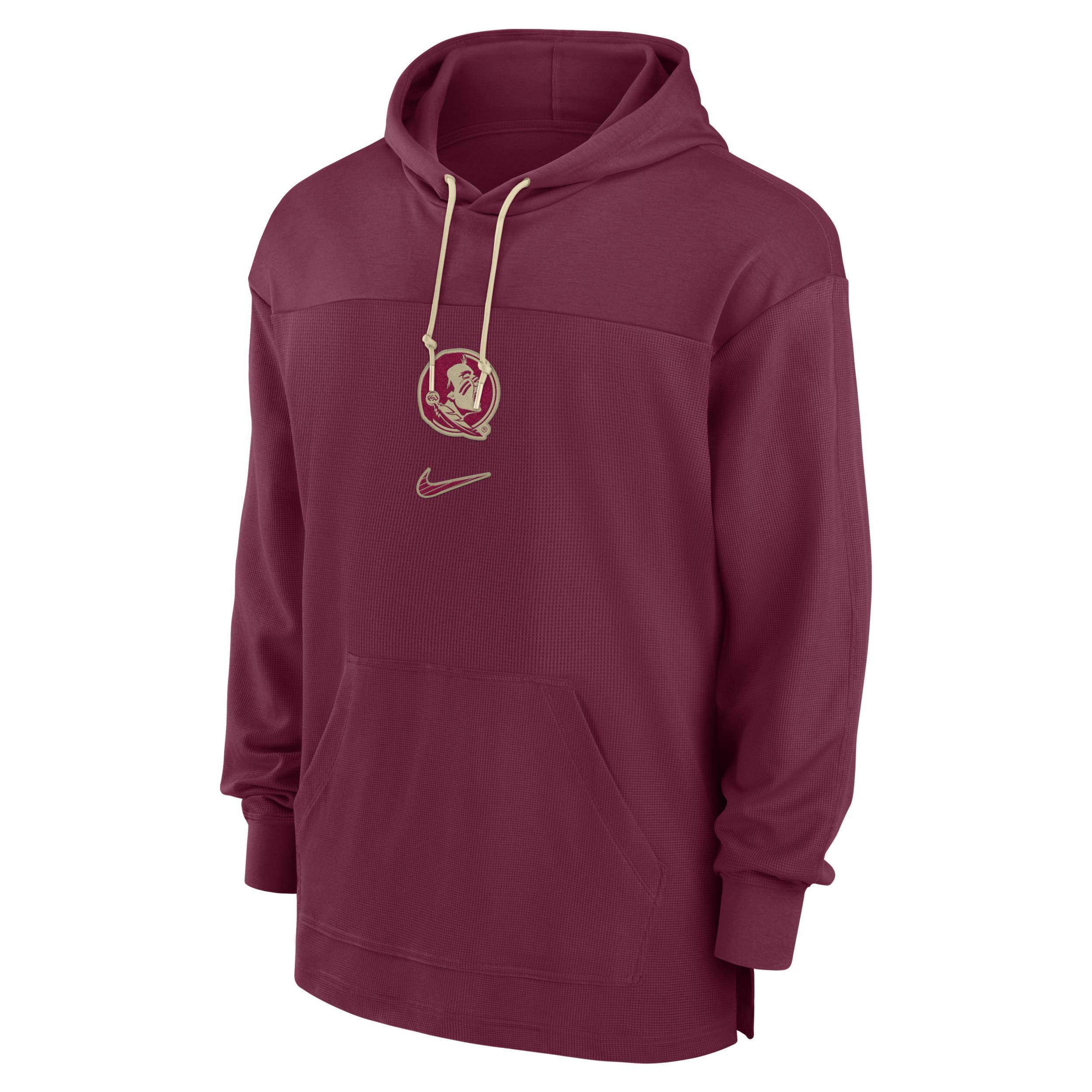 Florida State Seminoles Sideline Jersey Nike Men's Dri-FIT College Pullover Hoodie Product Image