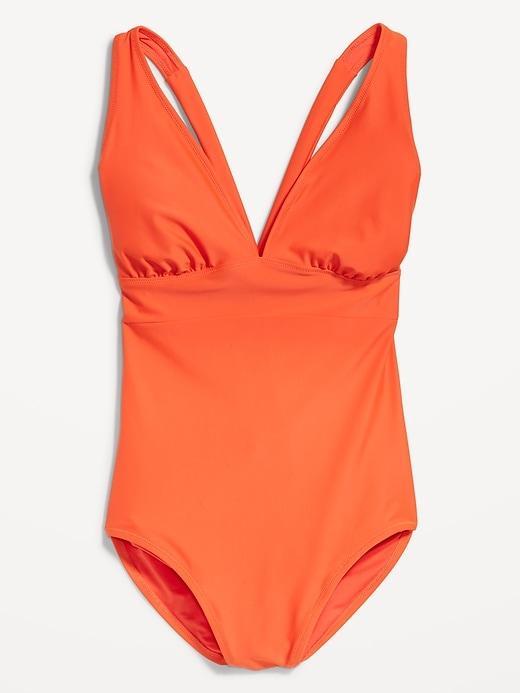 Tie-Back One-Piece Swimsuit Product Image