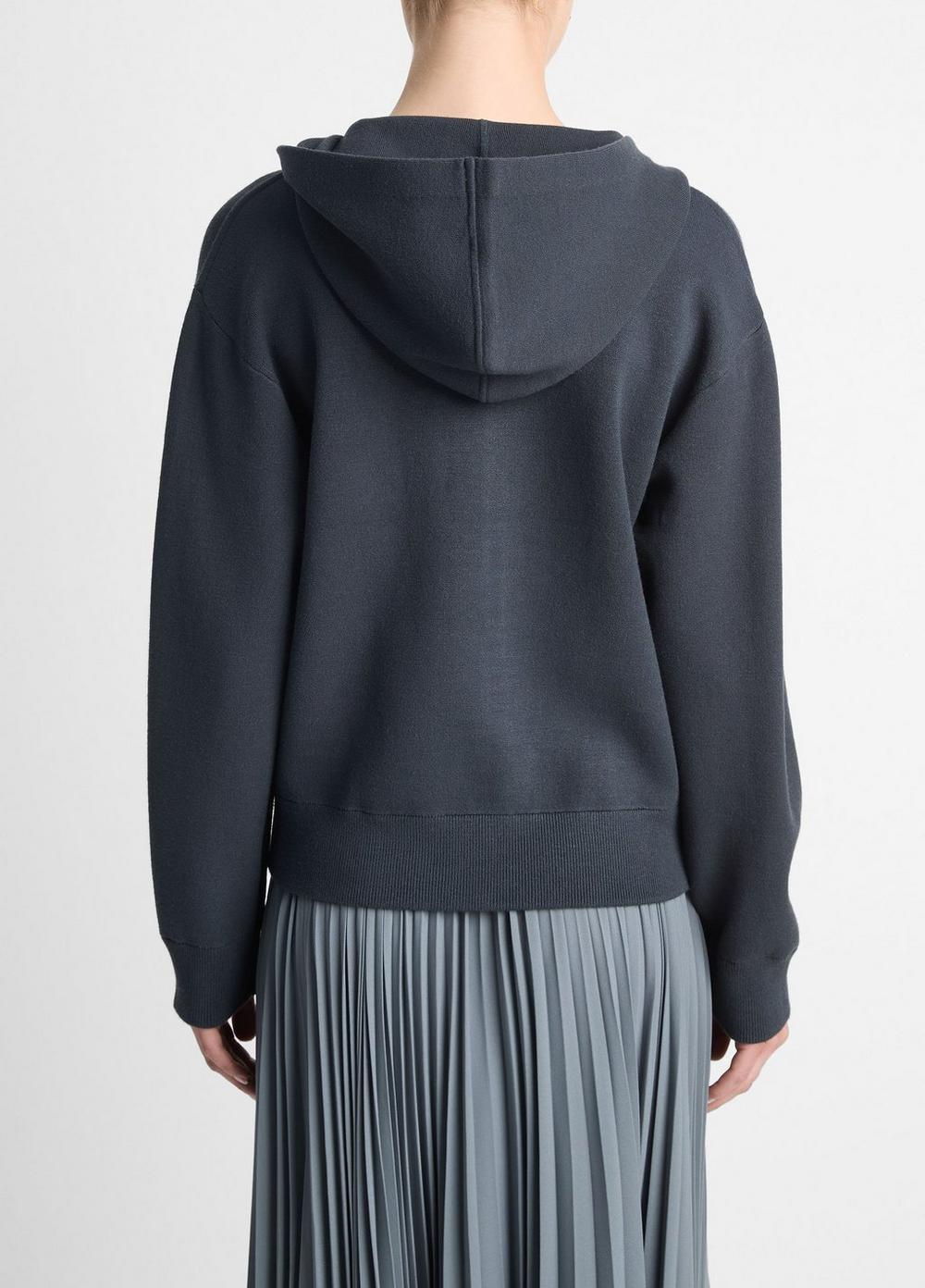 Two-Way Zip-Up Hoodie Product Image