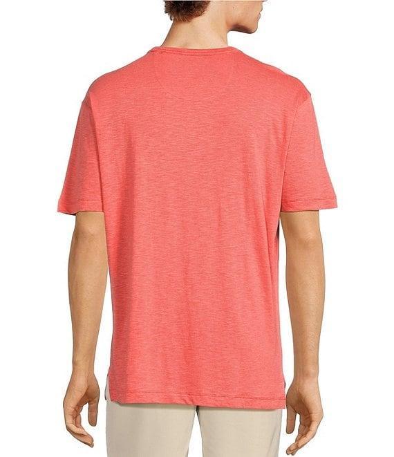 Caribbean Solid Short Sleeve Slub T-Shirt Product Image