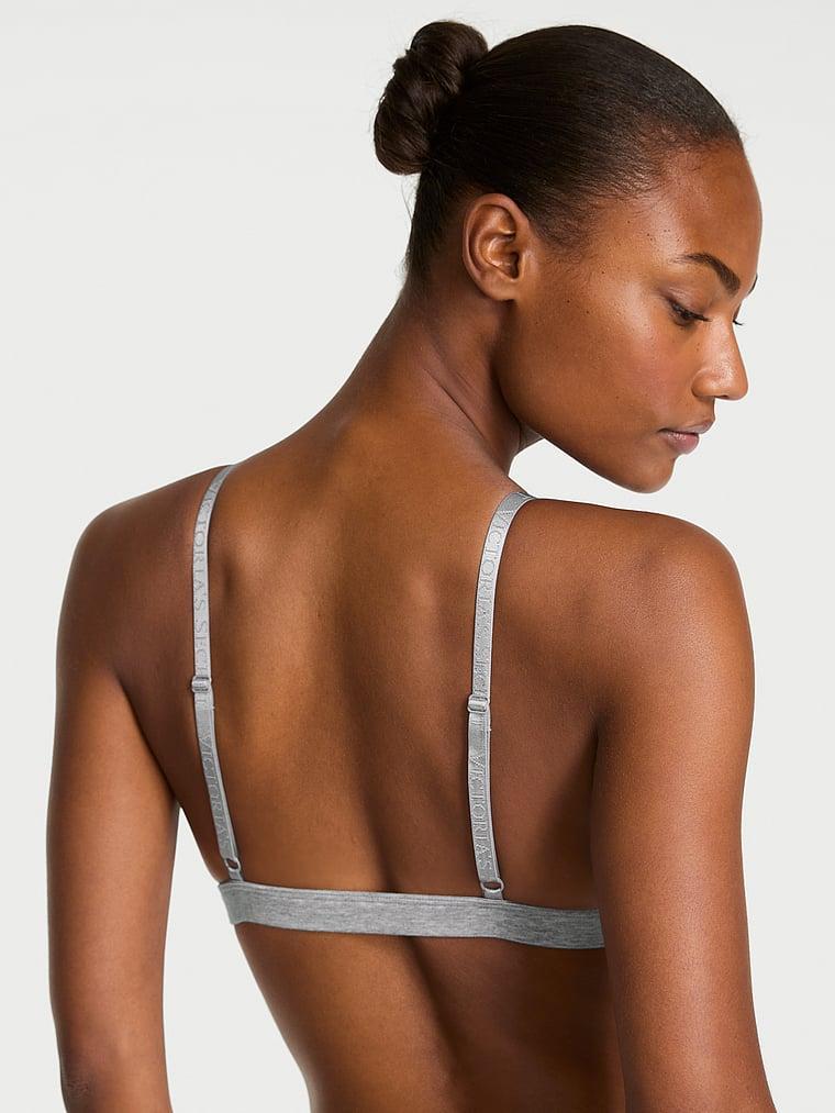Cotton Logo Hardware Triangle Bralette Product Image