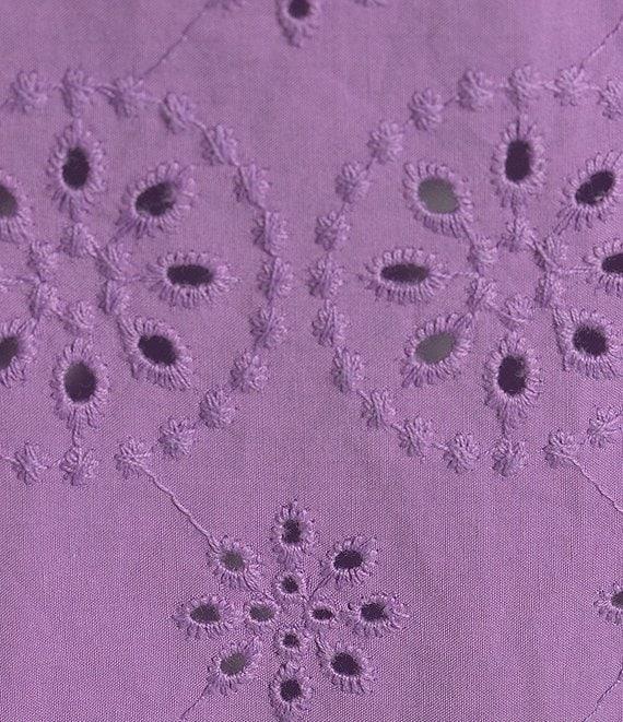 Allison Daley Petite Size 3/4 Sleeve Point Collar Button Front Eyelet Jacket Product Image