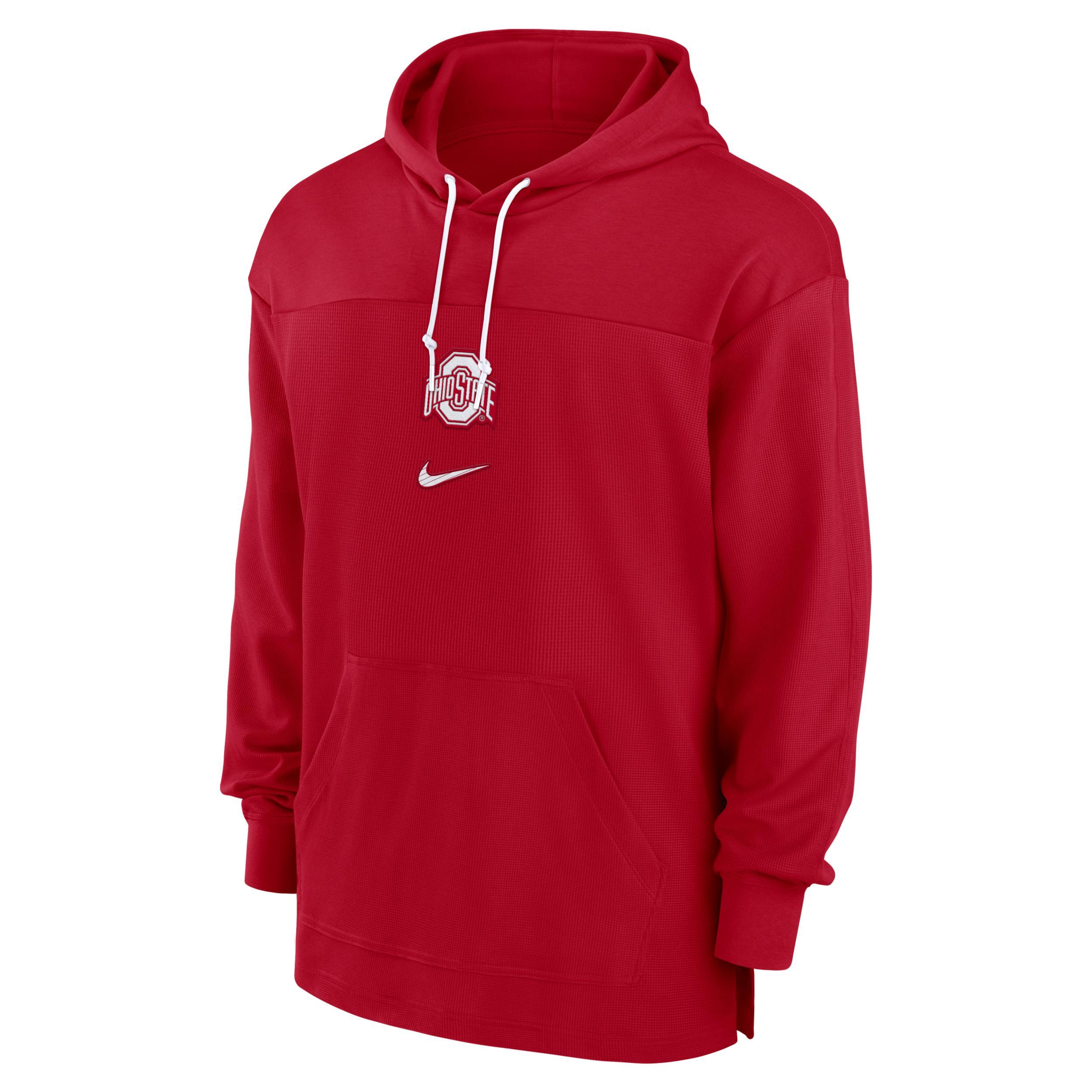 Men's Oklahoma Sooners Sideline Jersey Jordan Dri-FIT College Pullover Hoodie Product Image