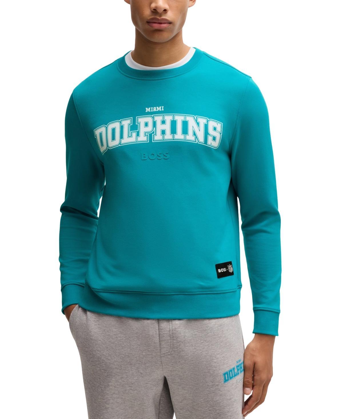 HUGO BOSS Boss X Nfl Regular-fit Sweatshirt With Special Branding In Bills Product Image