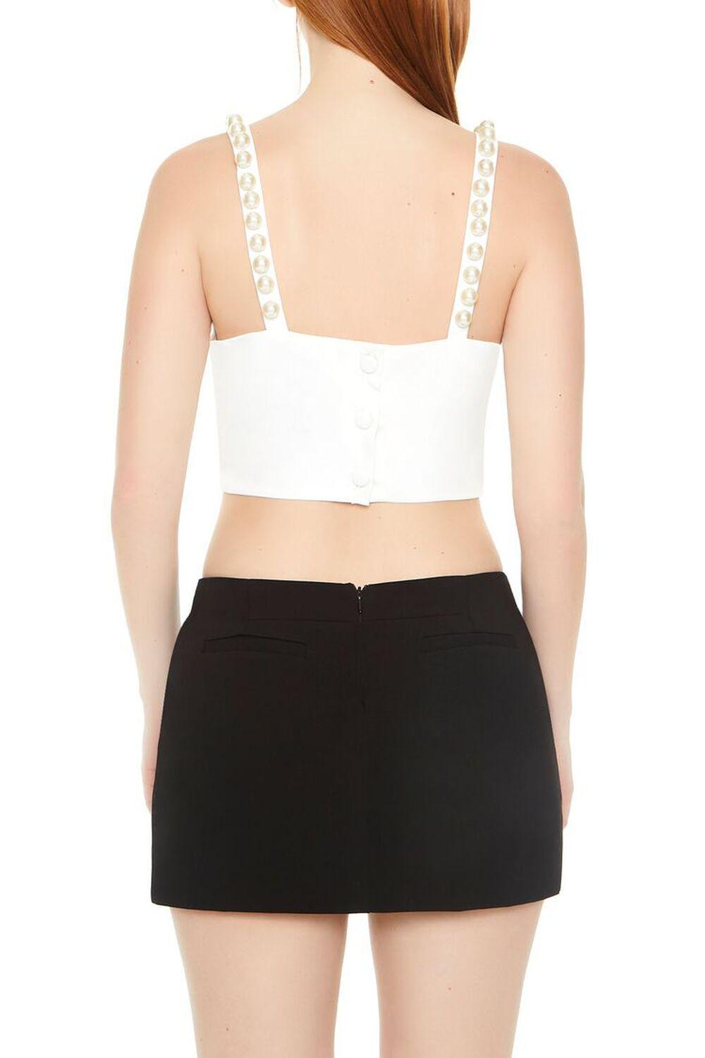 Faux Pearl Crop Top | Forever 21 Product Image