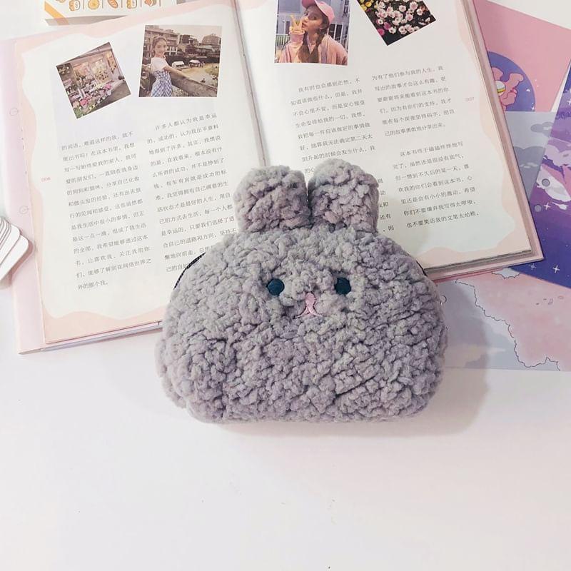 Rabbit Fluffy Coin Purse / Makeup Pouch Product Image