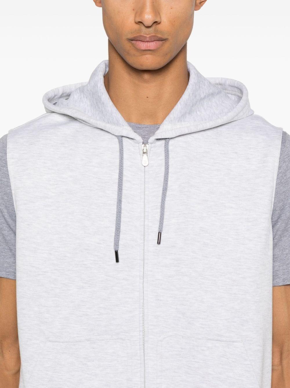 BRUNELLO CUCINELLI Zip-up Hoodie In Gray Product Image