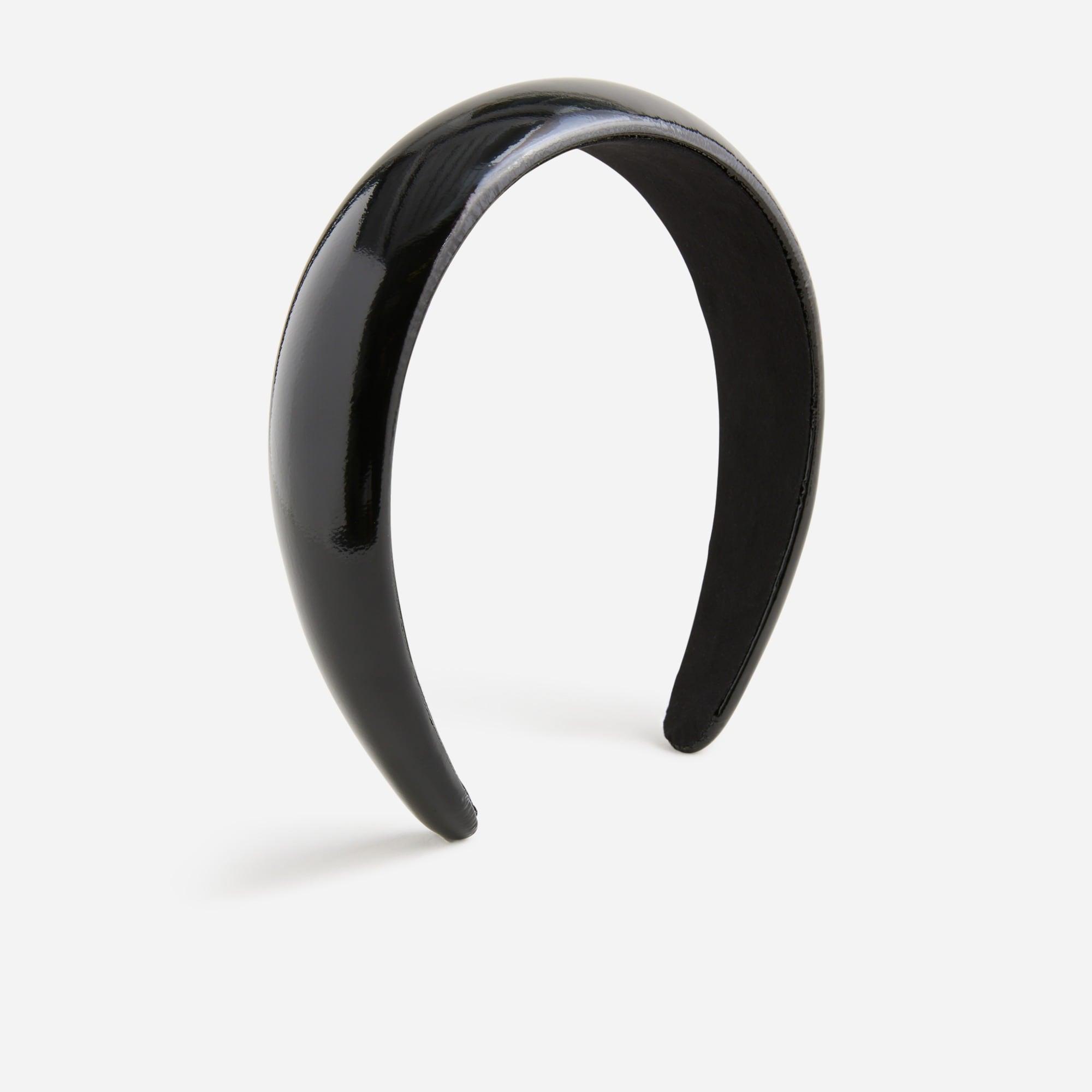 Oversized metallic leather headband Product Image