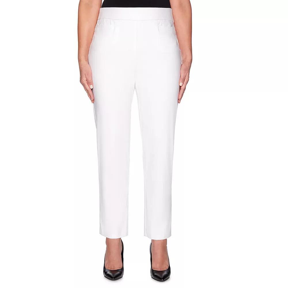 Plus Size Alfred Dunner Allure Pull On Ankle Pants, Womens Product Image