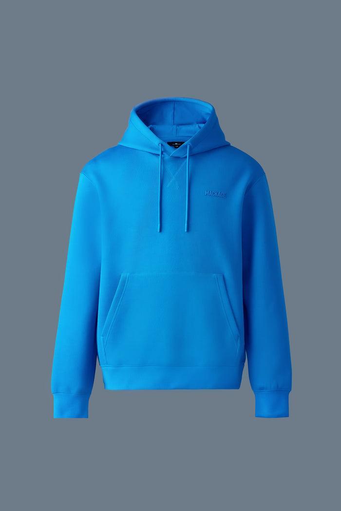 Mackage Krystian Double-Face Jersey Hoodie- Sapphire Product Image