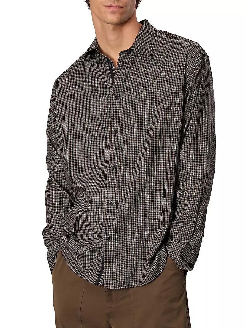 Matthew Plaid Flannel Long-Sleeve Shirt Product Image