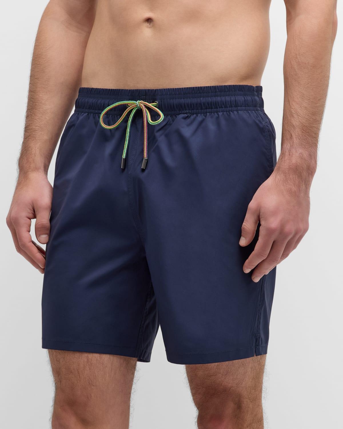 Mens Cosmo Solid Swim Trunks Product Image