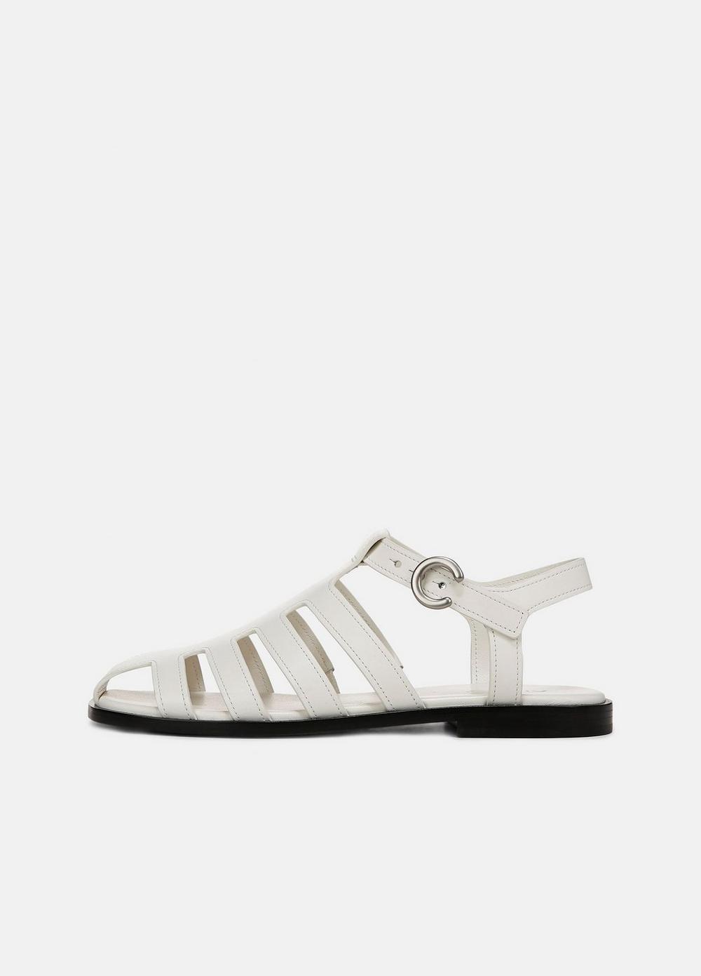 Ines Leather Slingback Flat Product Image