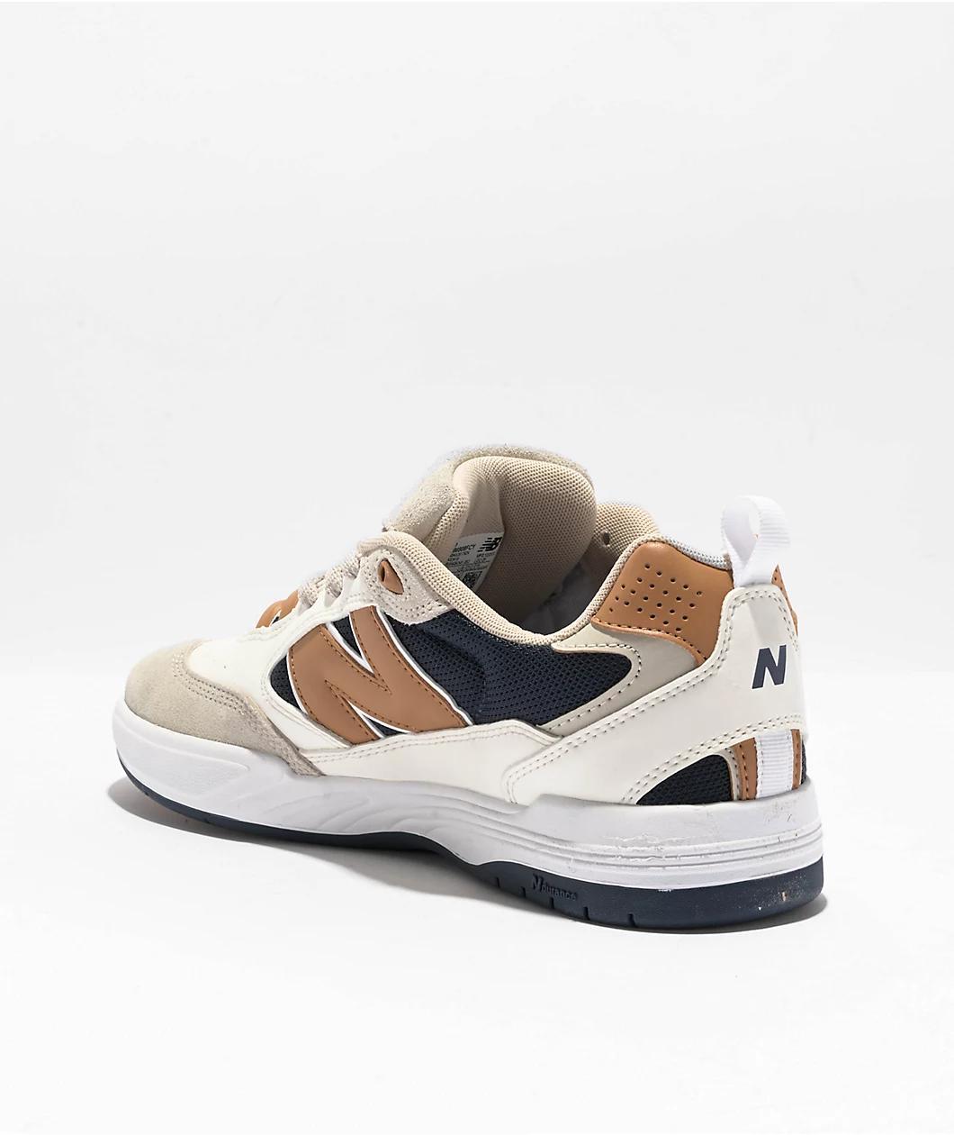 New Balance Numeric Tiago 808 Tan & Navy Skate Shoes Product Image