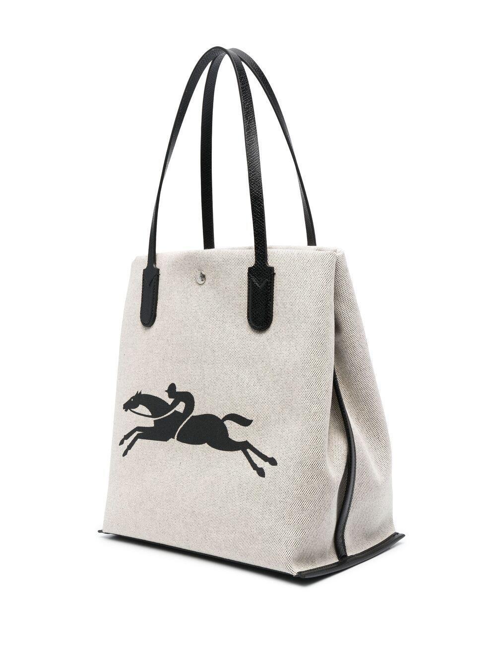 logo-print canvas tote Product Image