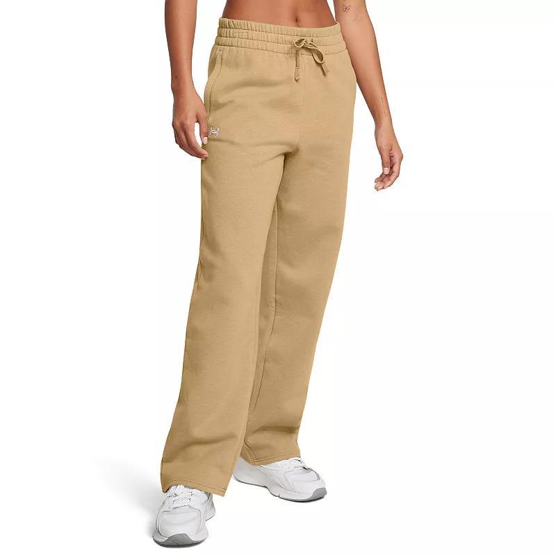 Womens Under Armour Rival Fleece Straight Leg Pants Product Image