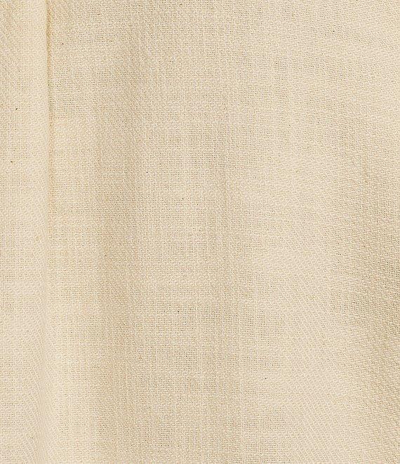 Rowm Long Sleeve Solid Slub Button Front Woven Shirt Product Image