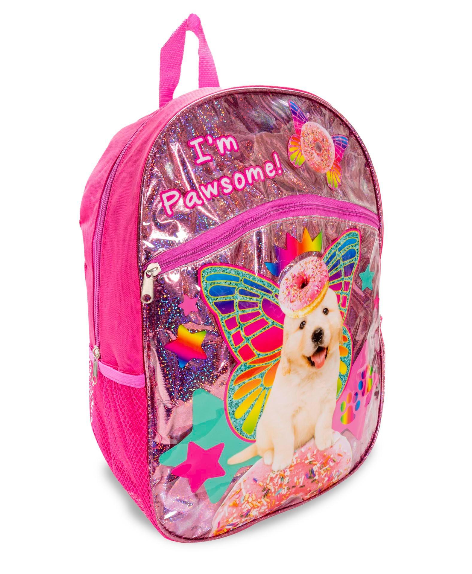 Rainbow Puppy 16” Pawsome Backpack Product Image