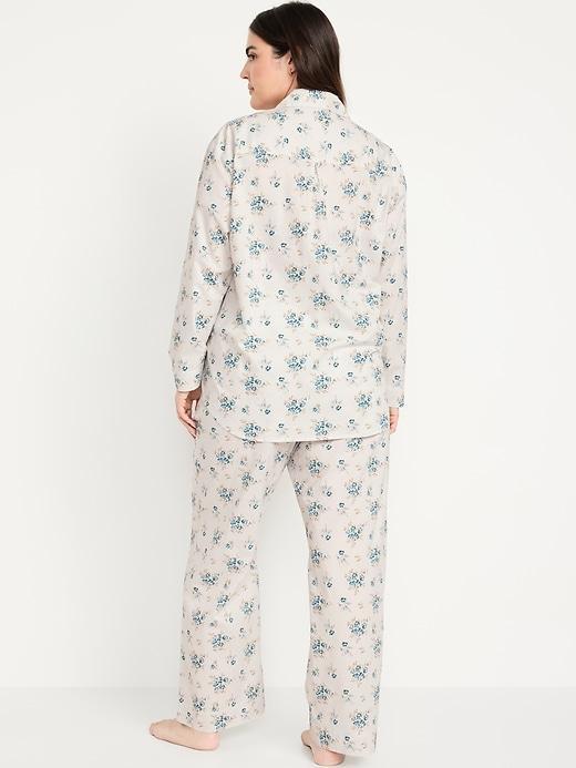 Poplin Pajama Pant Set Product Image