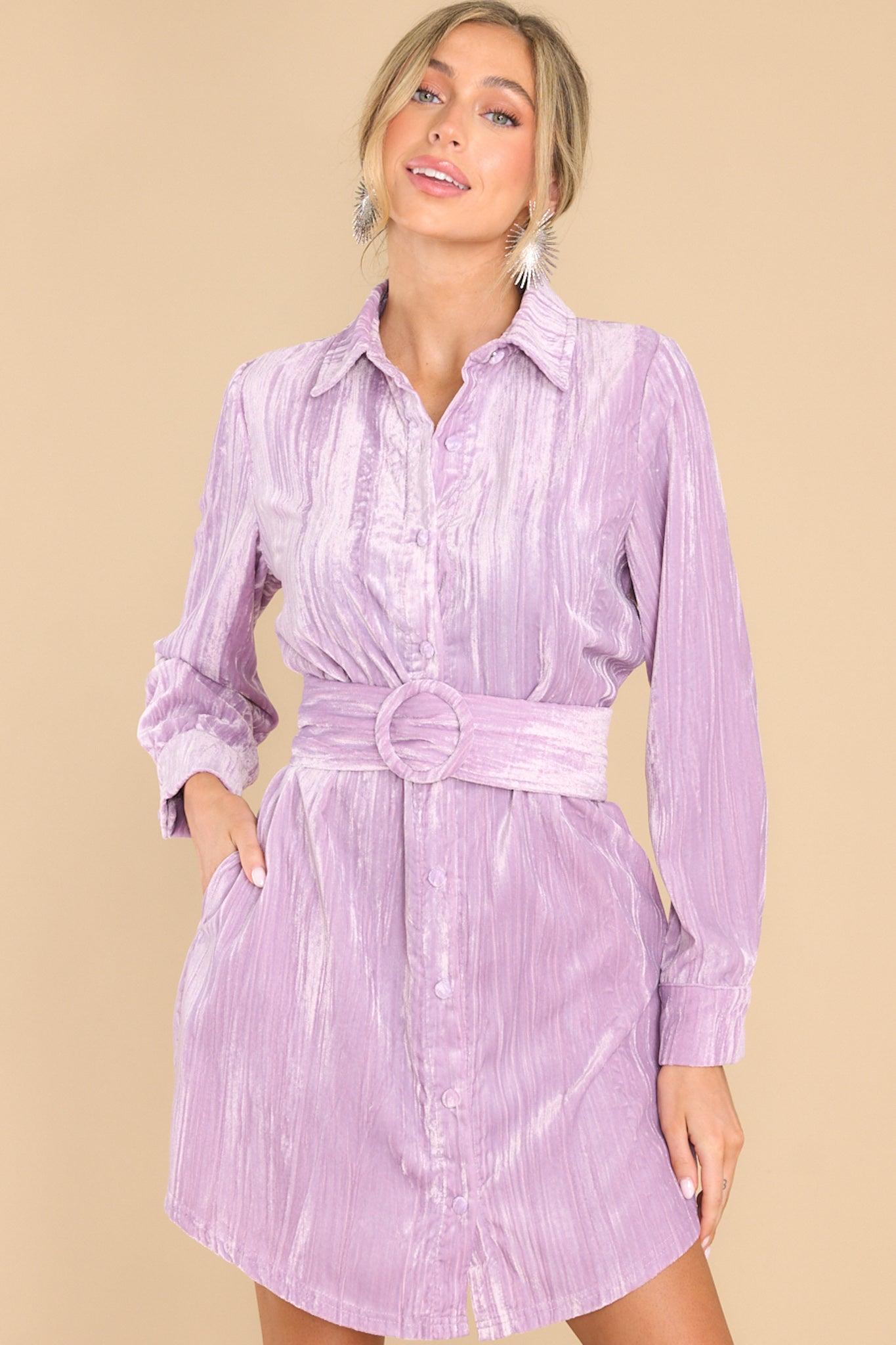 Everyday Essential Lilac Dress Product Image