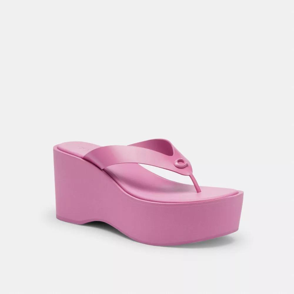 Sculpted C Platform Flip Flop Product Image