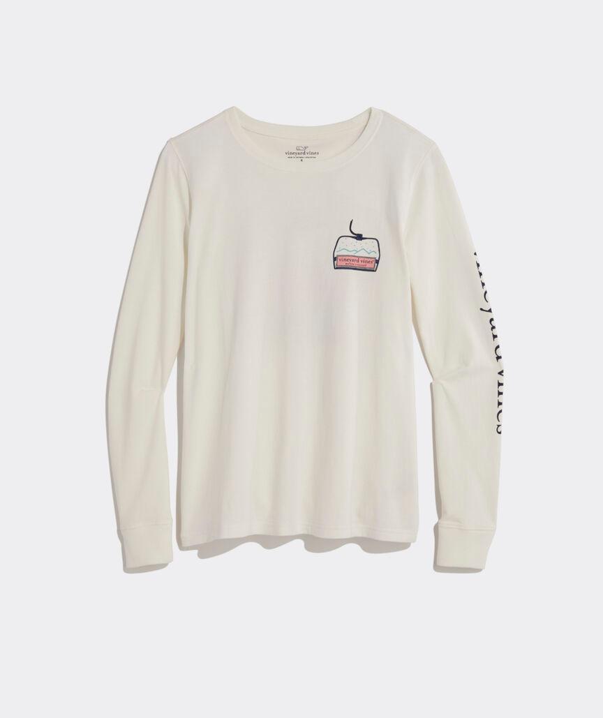 Ski Lift Logo Box Long-Sleeve Tee Product Image