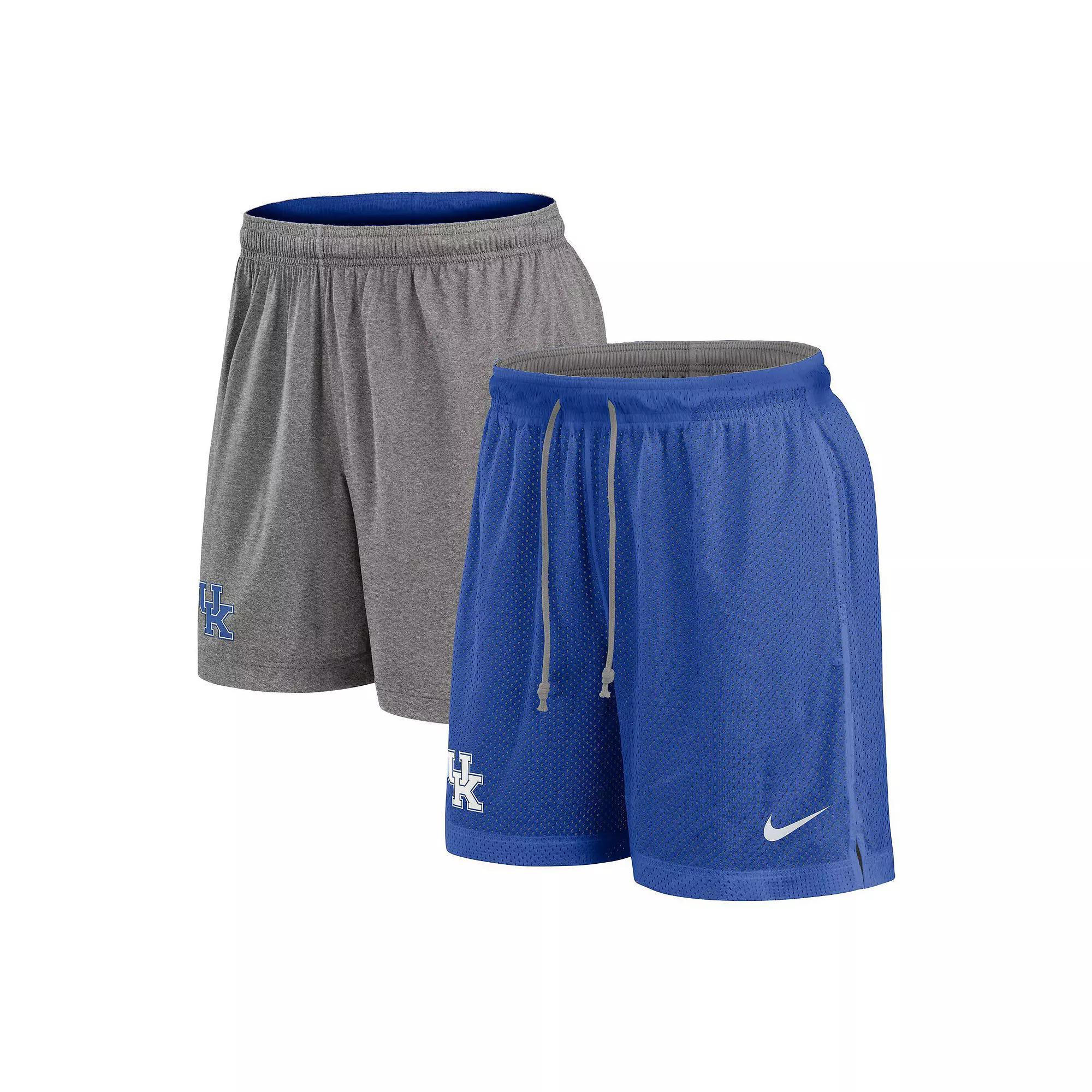 Men's Nike Black/Heather Gray Oregon Ducks Player Reversible Shorts,  Product Image