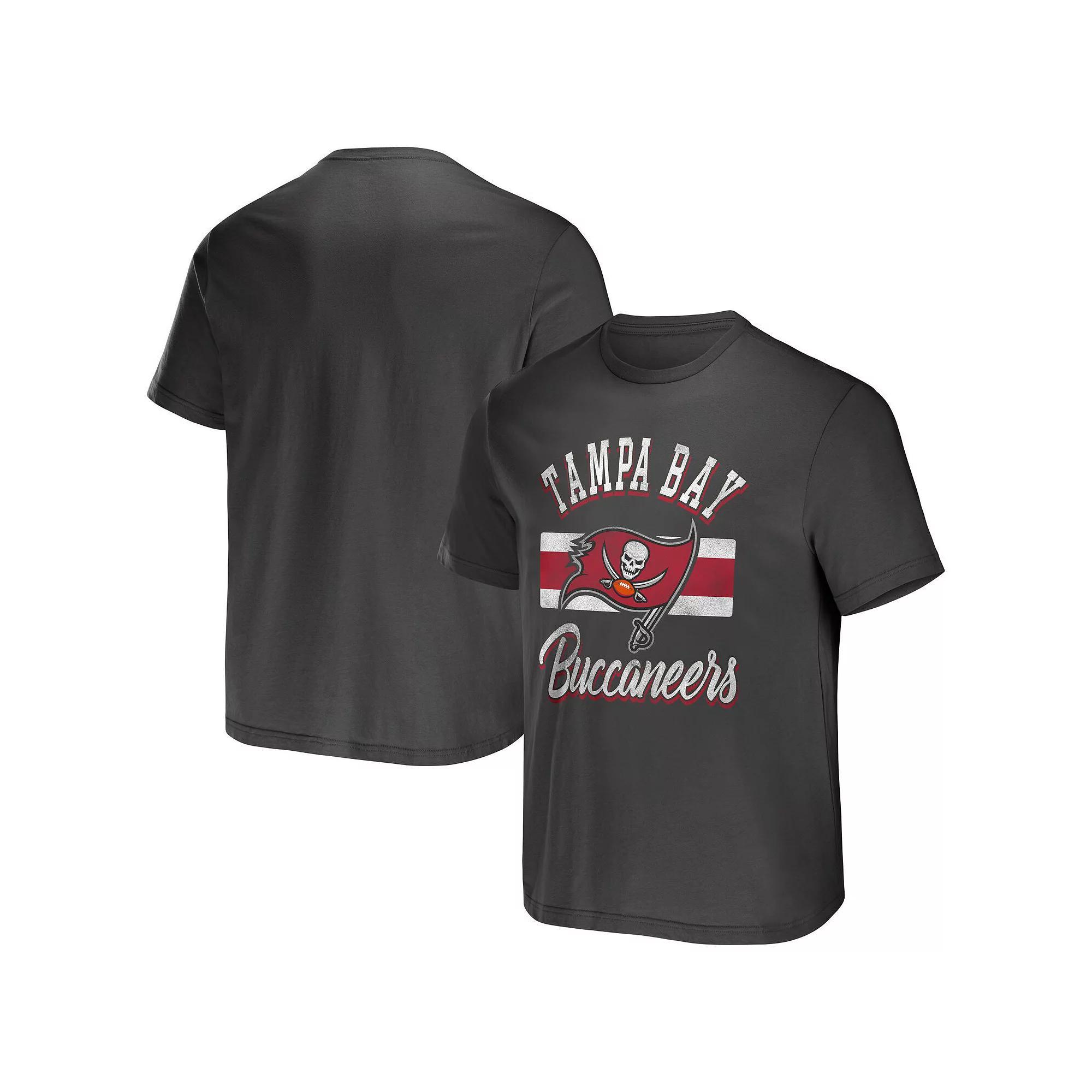 Men's NFL x Darius Rucker Collection by Fanatics Pewter Tampa Bay Buccaneers T-Shirt, Size: XL, Charco Product Image